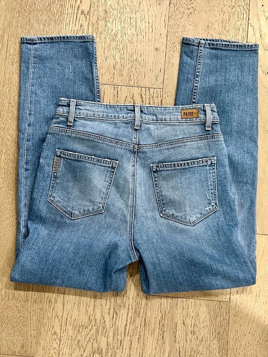 Paige High Rise Sarah Straight Jeans - Picture 7 of 10